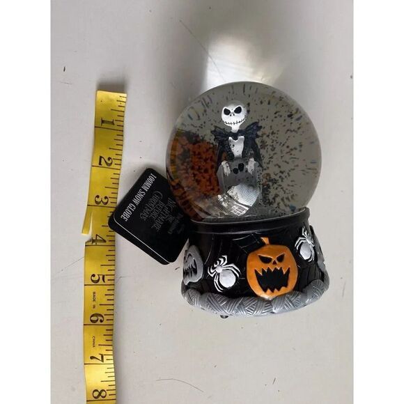 Disney Halloween Nightmare Before Christmas Musical Snow Globe Jack Skellington - Picture 11 of 12